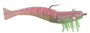DOA Rigged Shrimp - 3'' Electric Chicken 3pk