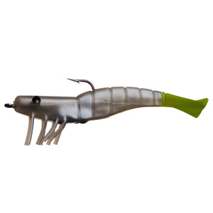 DOA Shrimp Rigged - 3'' Pearl/Cht Tail 3pk