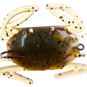 DOA Soft Shell Crab - 1/4oz 2'' Golden Shiner 1pk