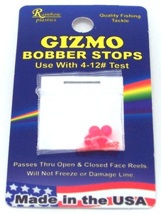 Double X Gizmo Bobber Stop - 12 lb Red 4pk