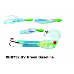 Dreamweaver Lures - Cut Bait Rig (CBR) - UV GR Gasoline
