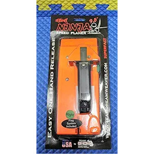 Dreamweaver Lures - Ninja Side Planer - Orange 9.5'' Right