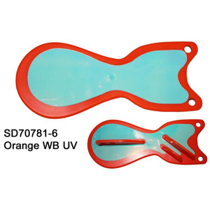 Dreamweaver Lures - Spindoctor - 6'' Orange; Orange WB UV