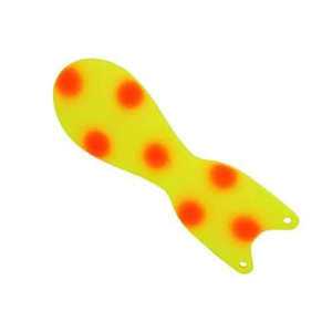 Dreamweaver Lures - Spindoctor - 8'' Yellow Coho Dots