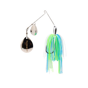 Duckett BD Spinnerbait DC - 1/2oz C/C Chrome;Wht GrnBlue
