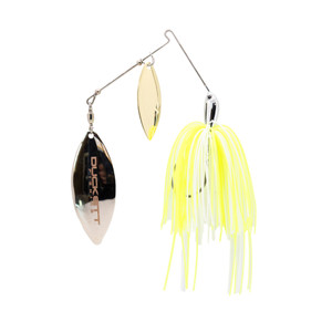 Duckett BD Spinnerbait DW - 1/2oz W/W Chrome;White Cht