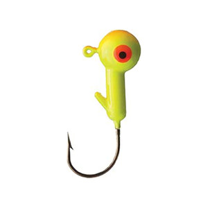 Eagle Claw - Ball HEagle Claw - d Jig - 1/16oz Chartreuse/Org 25pk