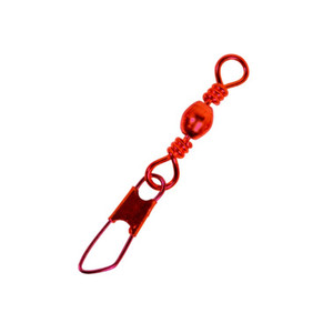Eagle Claw - Barrel Swivel/Safety Snap - #10 Red 7pk