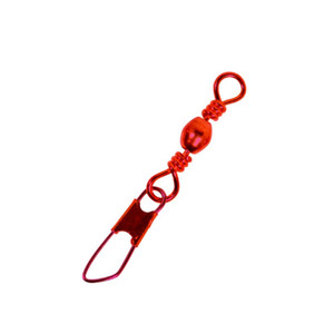 Eagle Claw - Barrel Swivel/Safety Snap - #7 Red 6pk