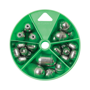 Eagle Claw - Egg Sinker Dial Pack - Steel 18pk