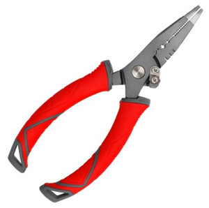 Eagle Claw - HD ForgPlier; BraidCutter - 7'' Red/Gray - FAR-414