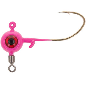 Eagle Claw - Ladder Jig; Pwrlt Swivel - 1/32oz Pretty In Pink 10pk