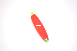 Eagle Claw - Snap-On Foam Float - Cigar 2.5'' Orange 2pk