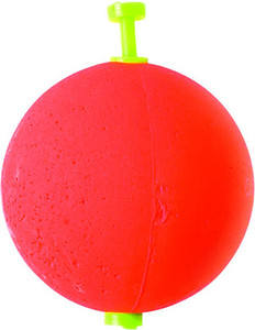 Eagle Claw - Snap-On Foam Float - Round 1.5'' Orange 2pk