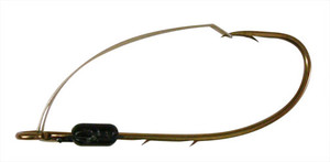 Eagle Claw - Weedless Bthdr 2Slice - 2/0 Bronze 4pk