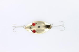 Eppinger Red Eye Wiggler - 1oz 3'' Brass
