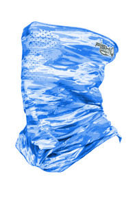 Fish Monkey Performance Face - Guard Blue Water Camo