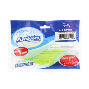 Fishbites E-Z Shrimp - Power Lime - LL