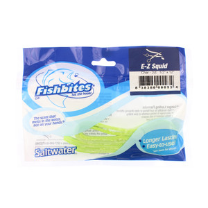 Fishbites E-Z Squid - Chartreuse - LL