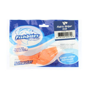 Fishbites Fish'n Strips - Orange - Crab - LL