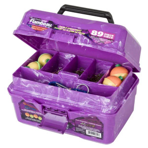 Flambeau Big Mouth Tacklebox - 89pc Kit Purple