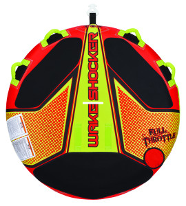 Full Throttle WakeShckr Tube - 2 Rider Red