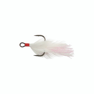 Gamakatsu Feathered Treble - #2 White Red 2pk