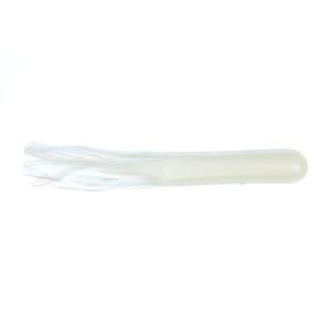 Gitzit Fat Tubes - 3.5'' Pearl White 10pk