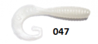 Gitzit G Tail Grub - 3'' Pearl White 20pk