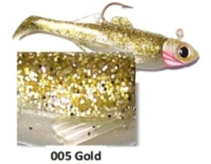 Gitzit Paddle Fry - Gold 1 Rigged 2 Bodies