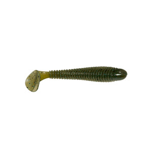 Googan Saucy Swimmer - 3.3'' Green Pumpkin Blue 8pk