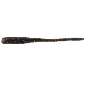 Great Lakes Finesse - Drop Worm - 4'' Grn Pkn Red Flake 8pk