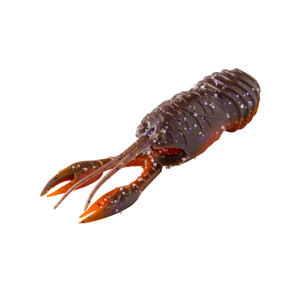 Great Lakes Finesse - Mic Juvy Craw - 2'' Brown Prp Org Belly 8pk