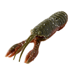 Great Lakes Finesse - Mic Juvy Craw - 2'' Green Pumpkin Orange 8pk