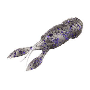Great Lakes Finesse - Mic Juvy Craw - 2'' Smoke Clr Prp Flk 8pk