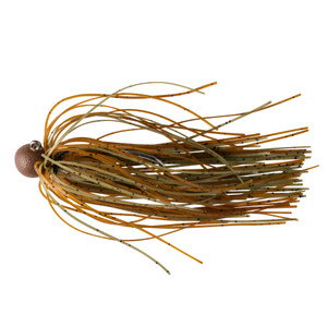 GreatLakes Finesse Jig - 1/8oz Matte Grn Pkn Brown