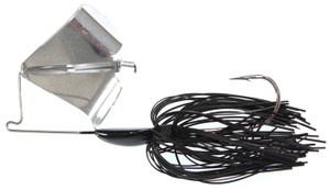 Greenfish Hammer Head Buzz - 1/4oz Blk Skirt/Nickel Blade