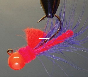 Hawken Aerojig - 1/8oz Hackle Pnk/Purple 6pk