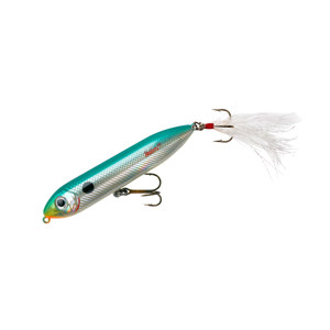 Heddon Super Spook Jr Fthrd - 3.5'' Lak Frk Shad