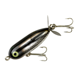 Heddon Tiny Torpedo - 1.875'' Black Shiner