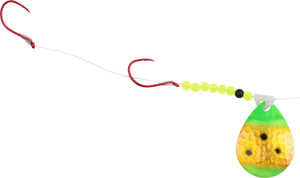 Hildebrandt HT Walleye Spinn - Colorado #4; Lime Chartreuse