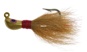 Hookup Calftail Jig - 1/8oz Tan