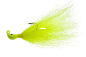 Hookup Ins Premium Bucktail - 1/4oz Chartreuse