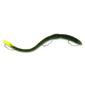 IKE-CON Big 8ight Weedless - Candy Watermelon/FC Tail