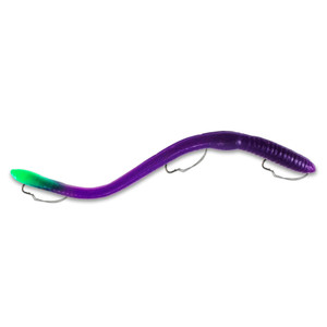 IKE-CON Big 8ight Weedless - Grape/Glow Tail