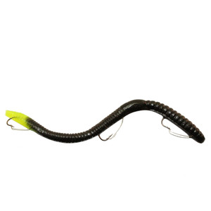 IKE-CON Weedless 6.25'' - Black/Chartreuse
