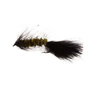 Jackson Cardinal - Wooly Bugger #8 Black Olive 2pk