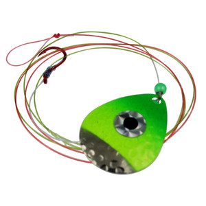 JB Lures HotFlash SpinnerRig - Colorado #4 Ham Nkl Cht/Lime