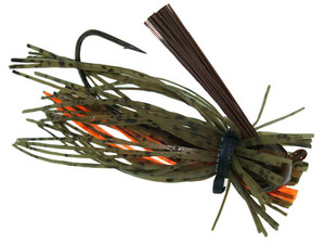Jewel Bait - Finesse Jig 5/16 - Green Gourd & Orange Flk 2pk