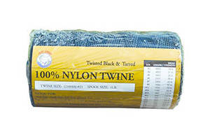 Joyfish Nylon Twine - Twisted - 440' Black & Tarred 220 lb
